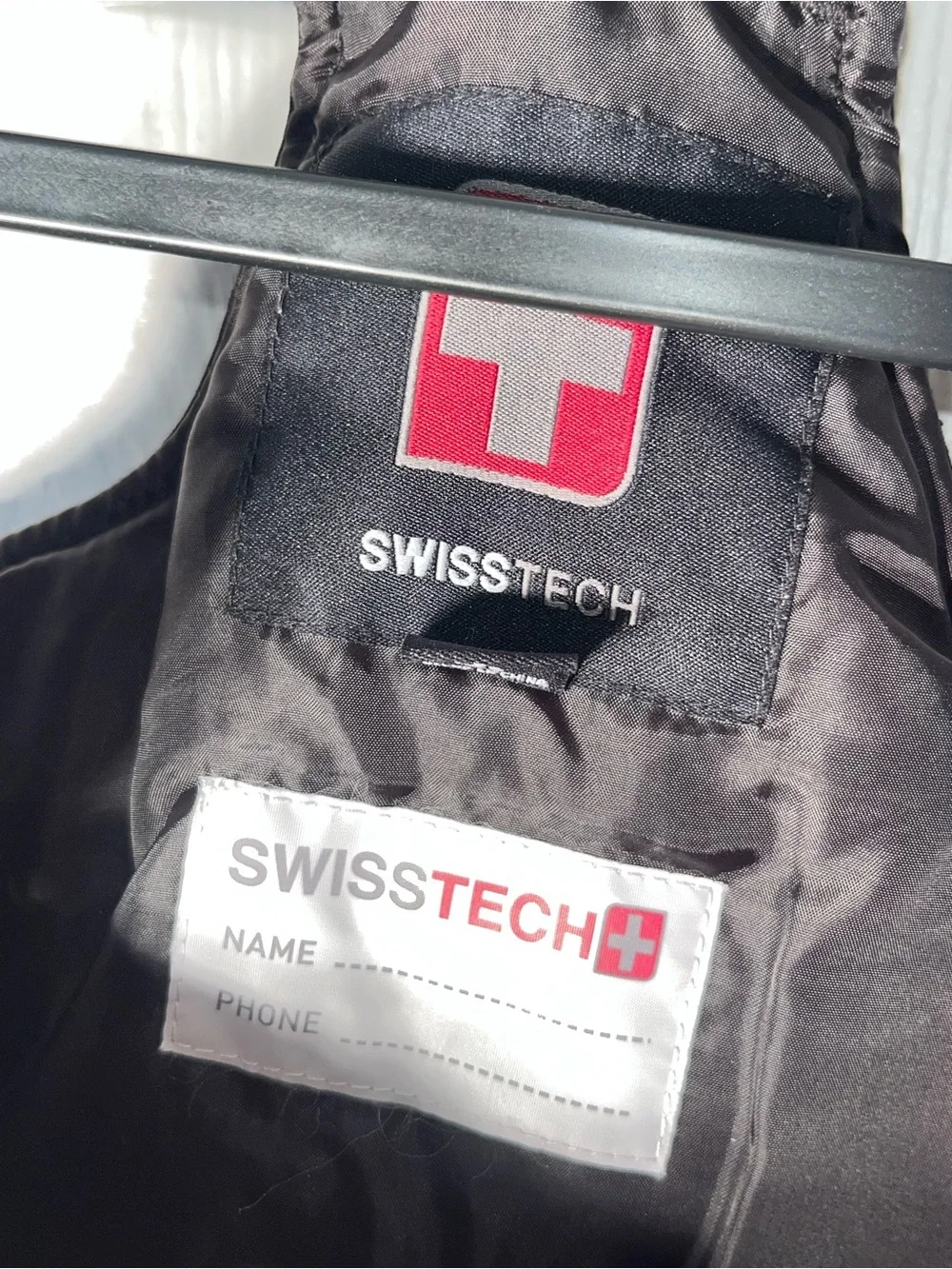 Swiss Tech XS (4-5) Kids Snow Ski Bibs Black Quilted Polyester Unisex‎ Child